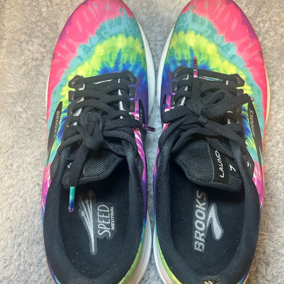 Brooks Launch 7 Rock & Roll Marathon Tie Dye Running Shoes Women’s, Size 8.5B - Picture 9 of 12